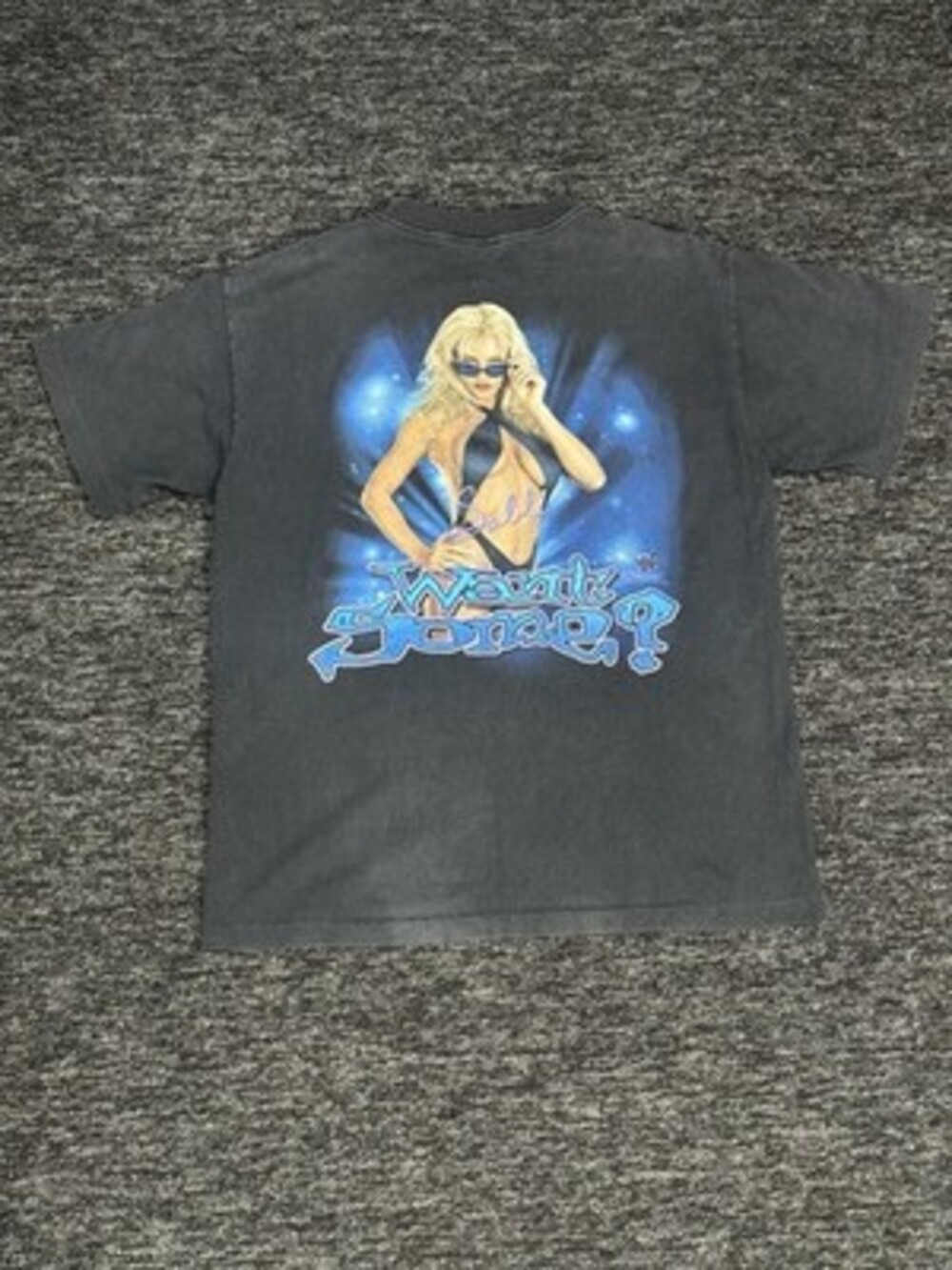 Vintage WWF Sable Here Comes Trouble Wrestling T Shirt 90s Faded USA Size Large
